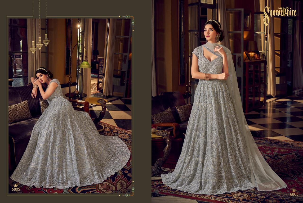 Swagat-Violet-Snow-White-6805-Wedding-Sesaon-Special-Designer-Dress-Singles-Wholesaler